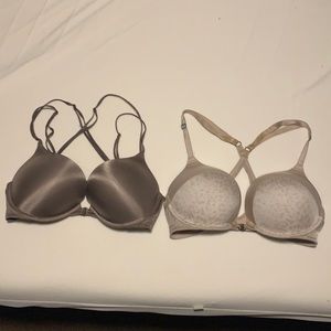 Victoria’s Secret 2 bombshell lot 36C add 2 cup sizes bras